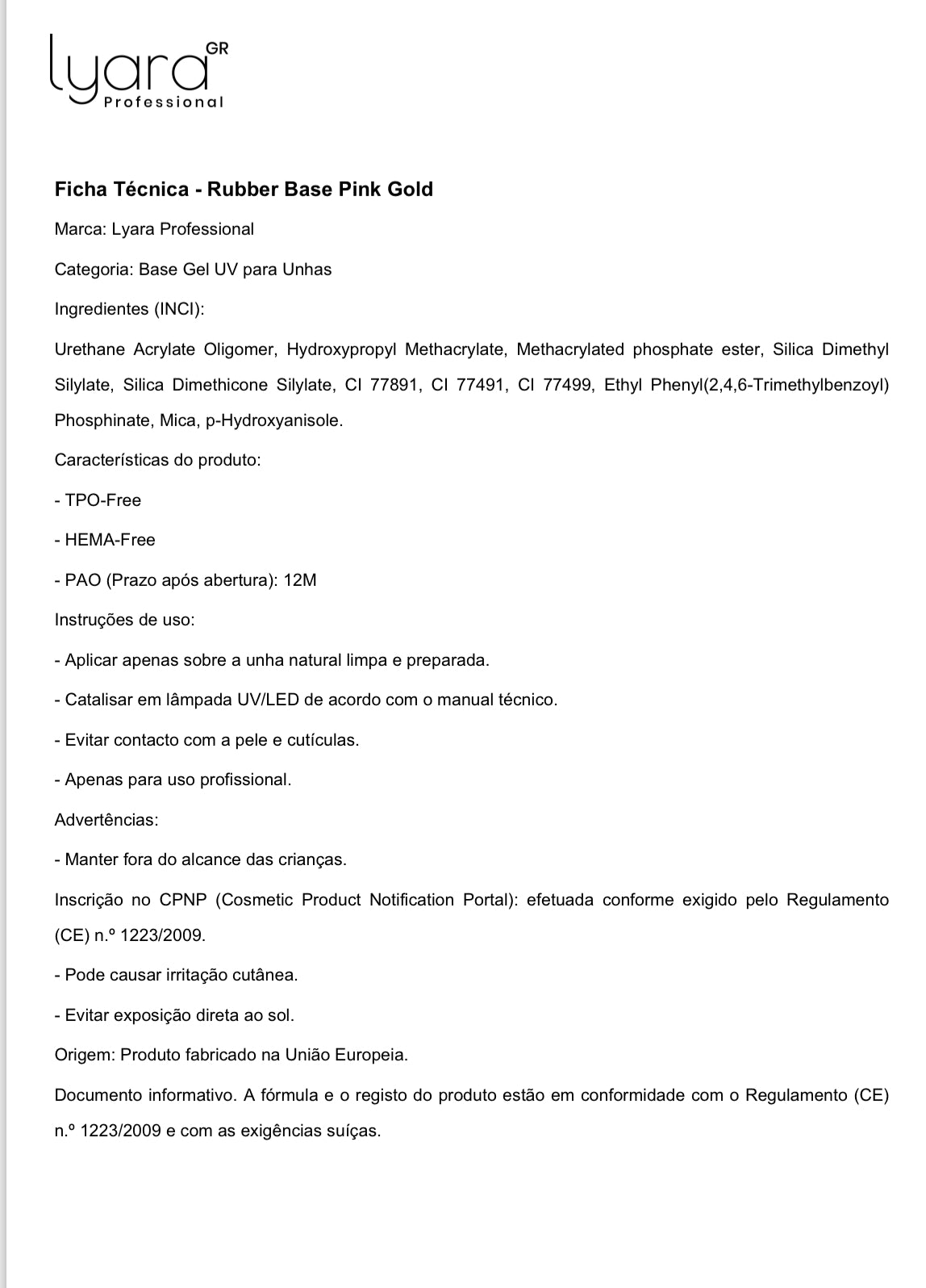 Rubber Base Pink Gold 15ml