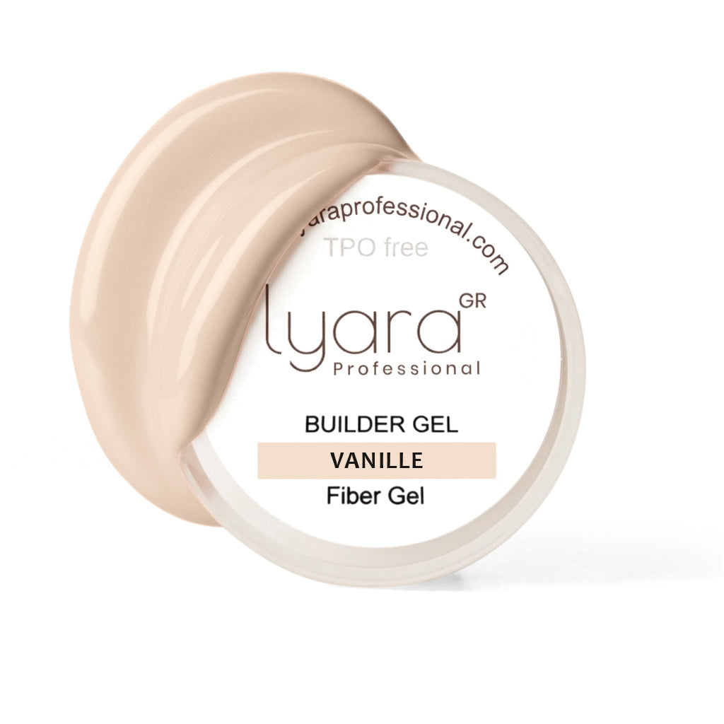 Gel UV Vanille – Construction avec fibre en verre 50g