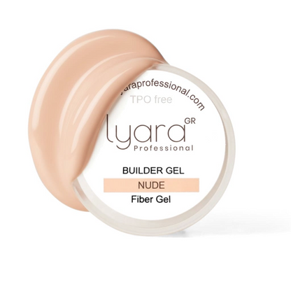 Gel UV Nude – Construction Autonivelante avec fibre en verre Teinte Naturelle 50g