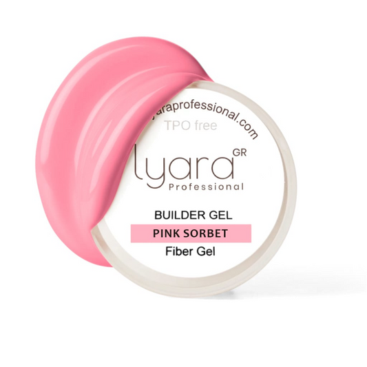 Gel Pink Sorbet - Gel de construction avec fibre en verre 50g