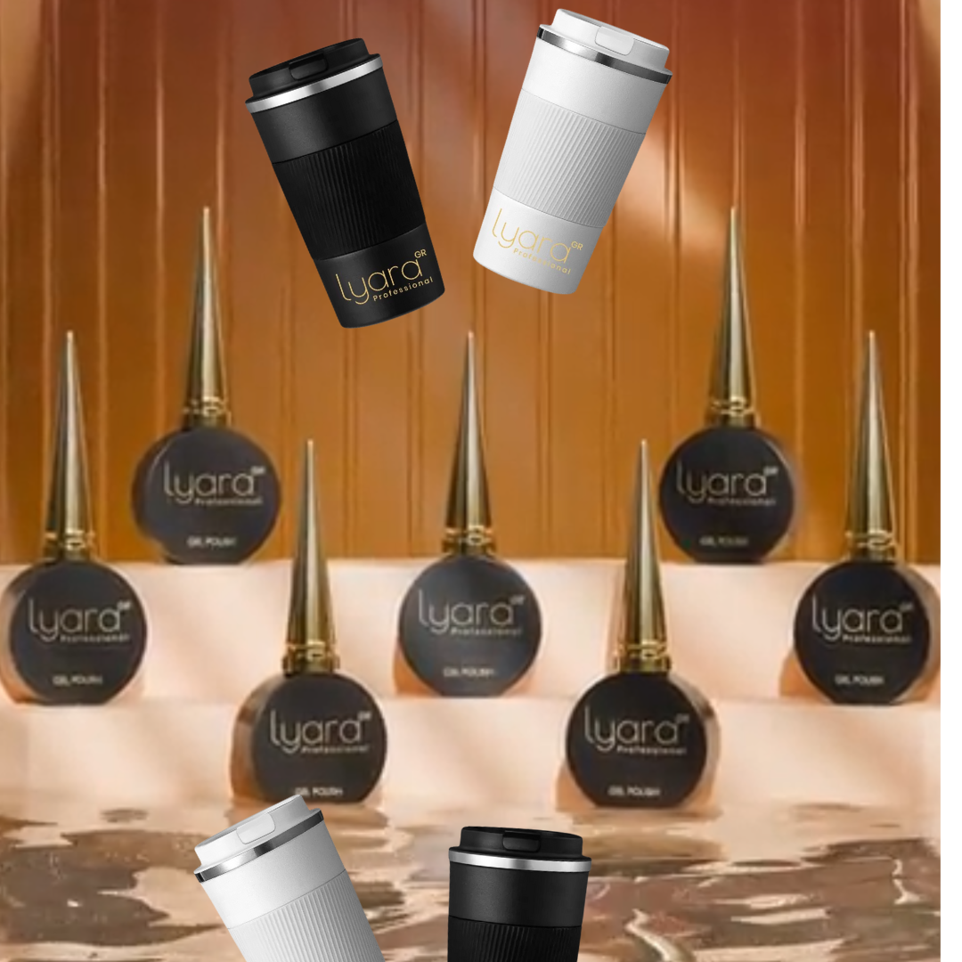 Pack cadeau beauté – vernis UV et mug thermique pour stylistes – Lyarà