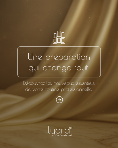 Kit Préparation Lyara – Nail Prep, Primer Sans Acide B5 et Super Bond pour Ongles Sensibles