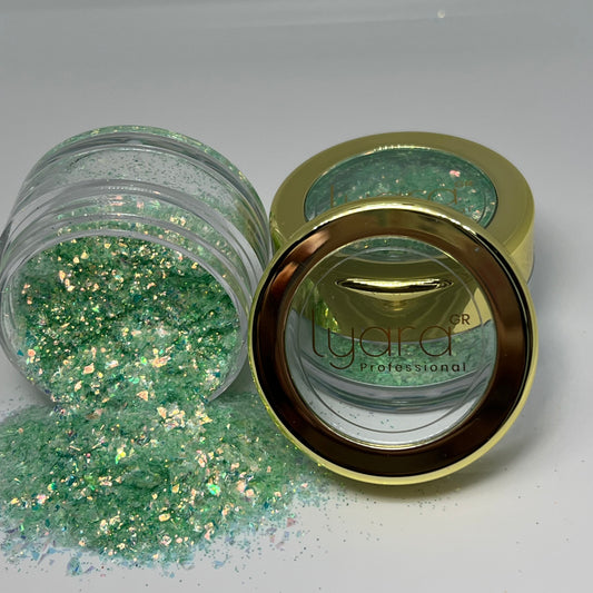 Glitter Vert – Finition Audacieuse pour Nail Art Éclatant