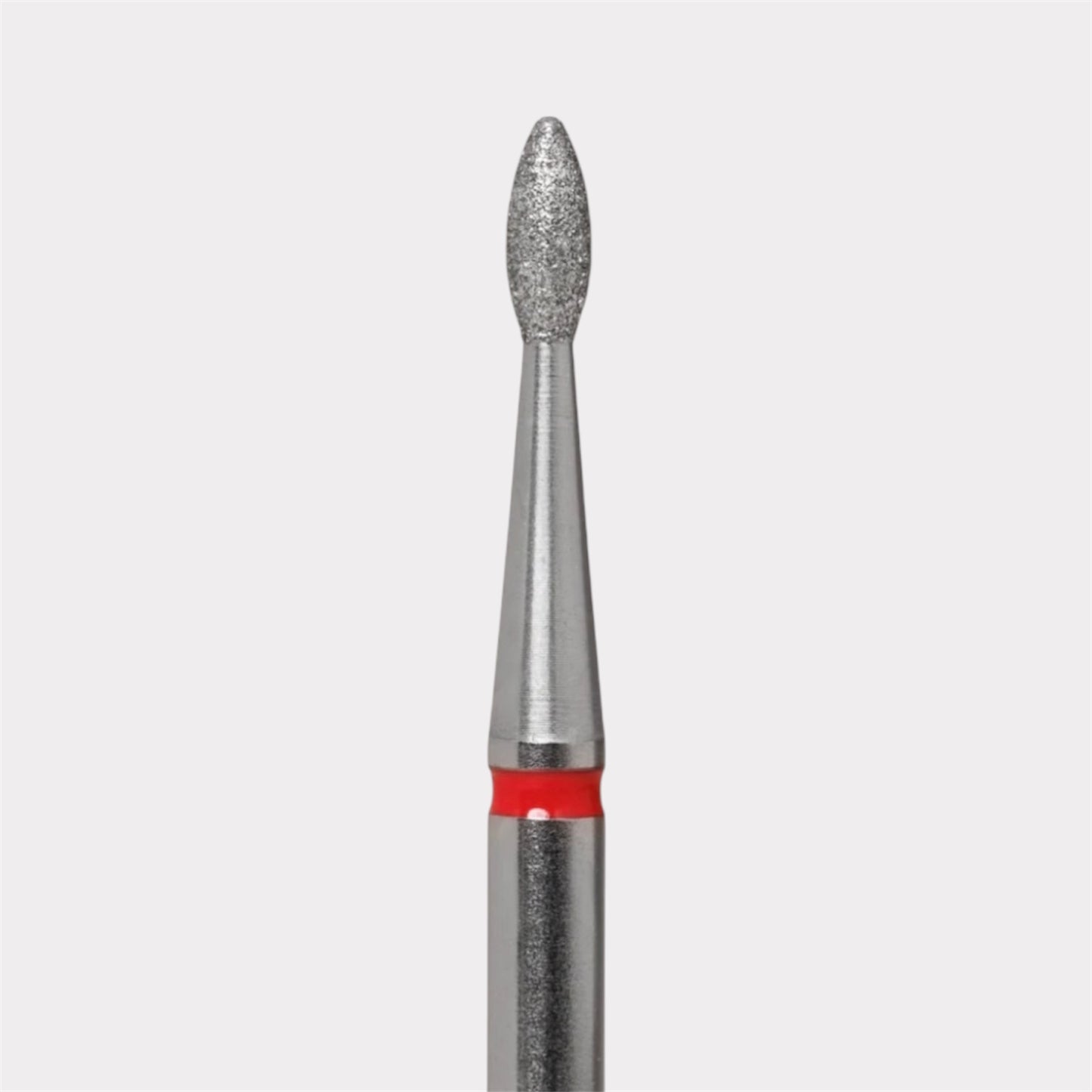 Fraise diamantée flamme, rouge