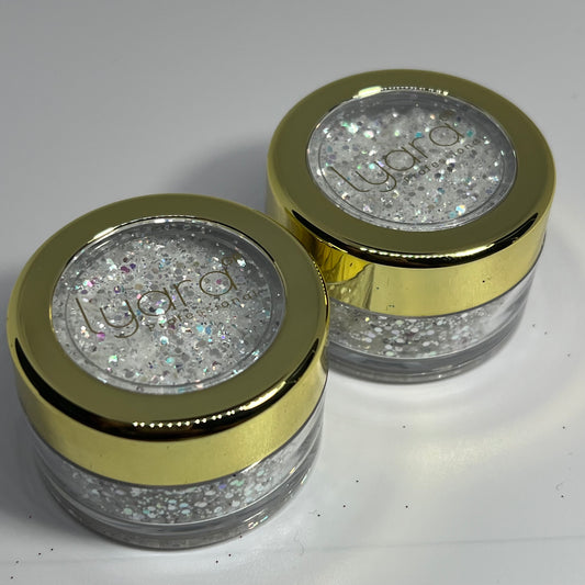 Glitter Branco – Pureza e Brilho Sutil para Nail Art Refinada