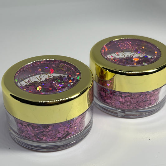 Glitter Rosa Violeta – Brilho Feminino e Originalidade para Nail Art