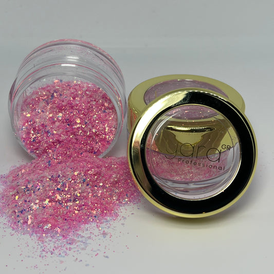 Glitter Rosa – Acabamento Romântico e Brilhante para Nail Art