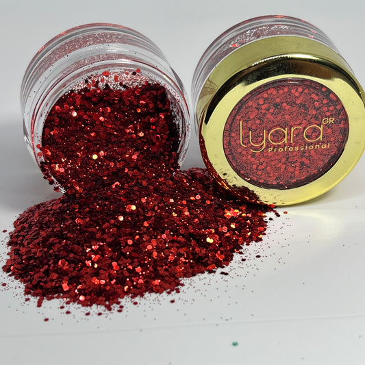 Glitter Vermelho – Intensidade Apaixonante para Nail Art Ousada