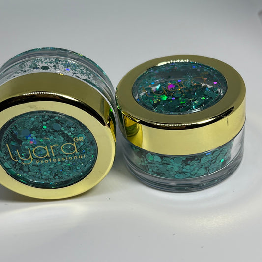 Glitter turquesa – Frescor vibrante e estilo oceânico para Nail Art