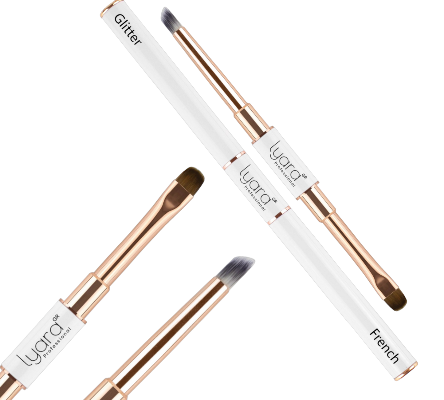 Pinceau French & Glitter – Délimitation Précise et Application de Paillettes