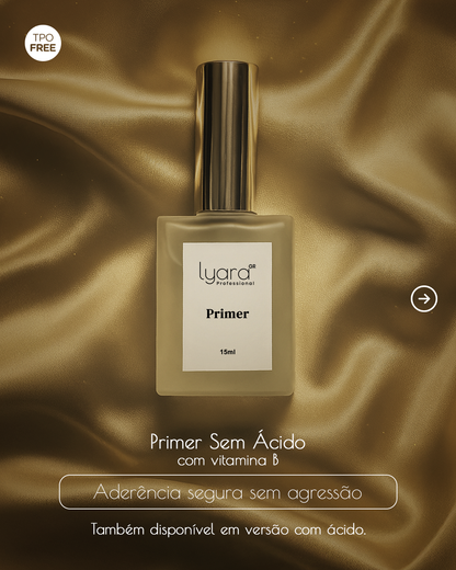 Primer Sans Acide Lyara – Avec Vitamine B5 pour Renforcer les Ongles Naturels et Sensibles 15g