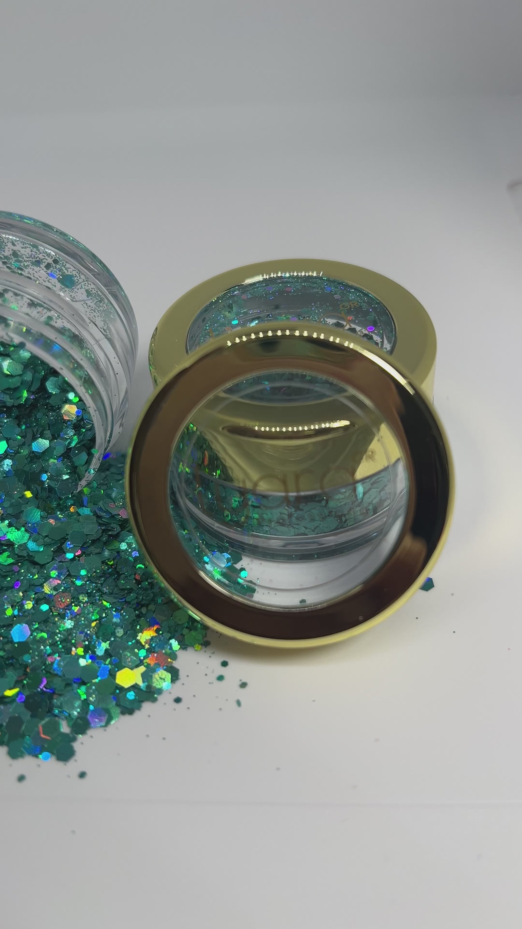 Poudre turquoise décorative – look estival et lumineux